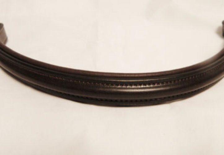 Padded English Leather Browband