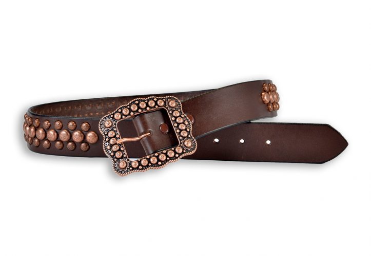 Copper Pony Ladies Spotted Belt