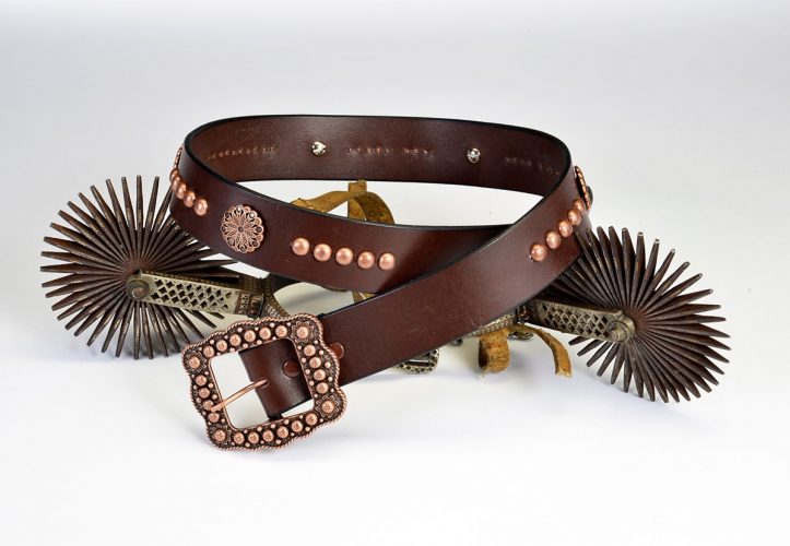 Copper Sunrise Ladies Spotted Belt