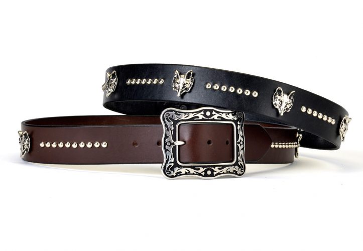 Hunt Club Ladies Fox Head Belt