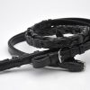 LEATHER REINS, BITLESS BRIDALS,